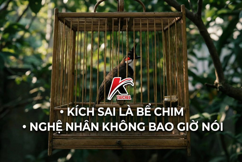 Kích Bổi Chim Chào Mào: Quy Trình Chuẩn Từ Thuần Hóa Đến Căng Lửa Bền - Taichel