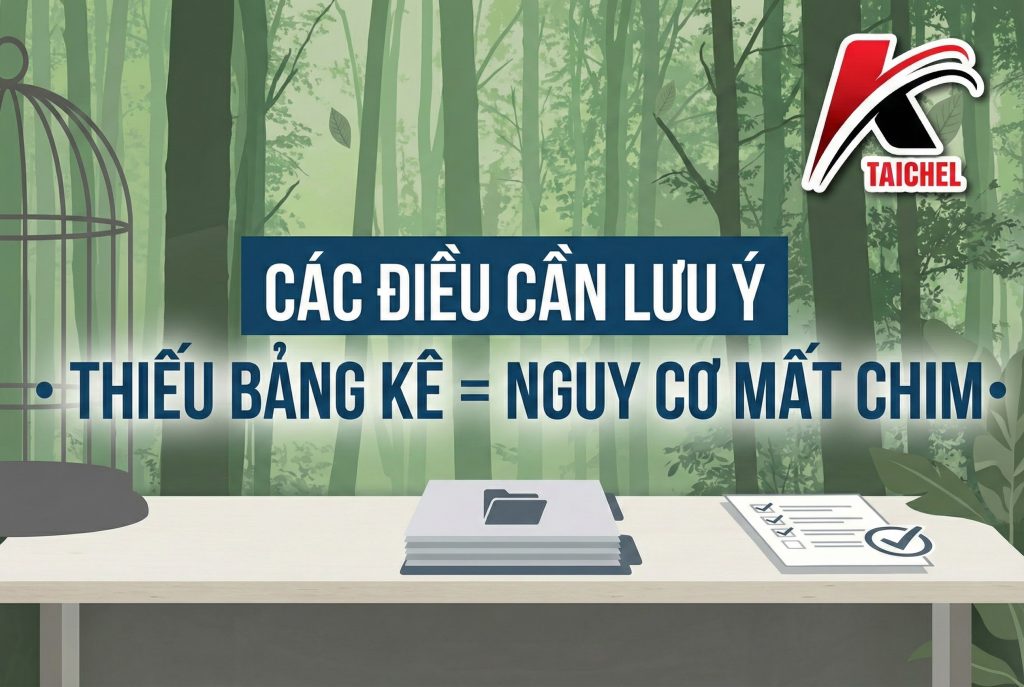 Thủ tục nuôi chim cảnh