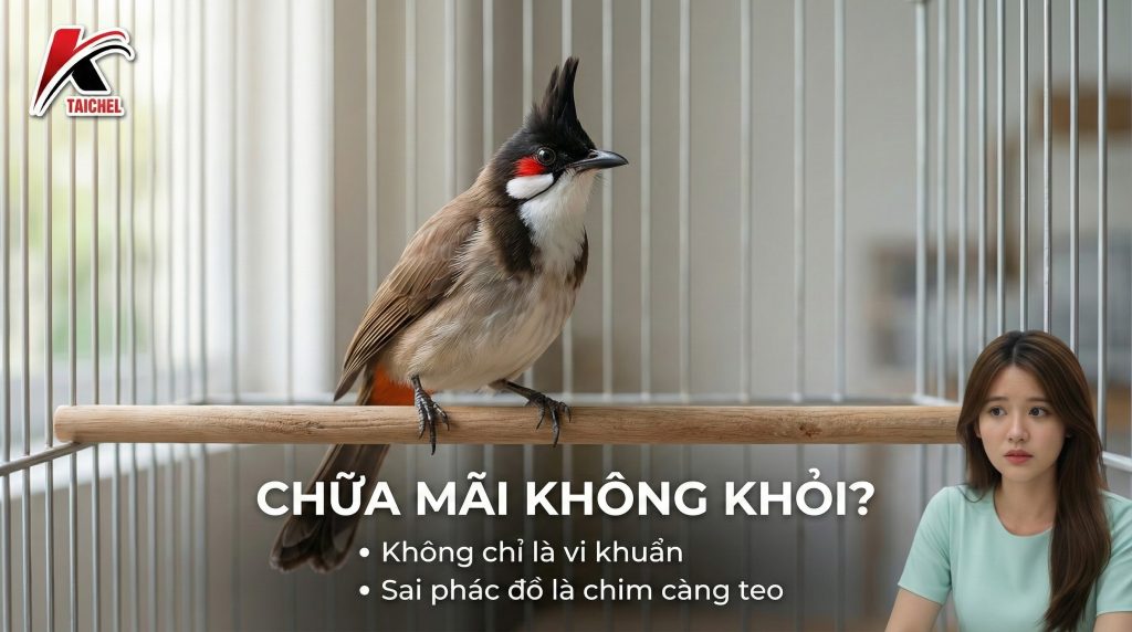 Trị Tiêu Chảy Cho Chim Cảnh Kéo Dài: Phác Đồ 3 Thuốc Đặc Trị - Taichel