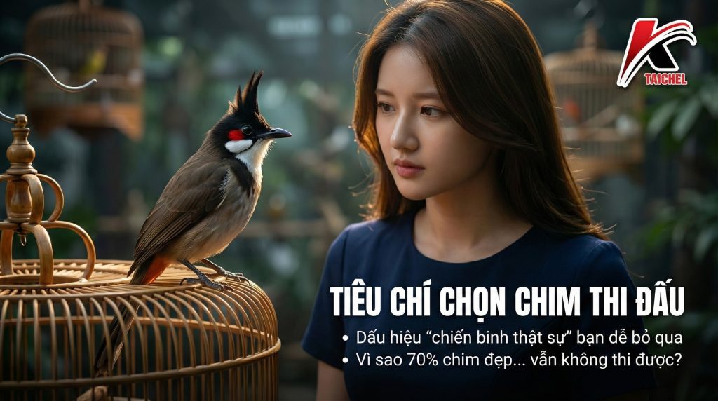 5 Tiêu Chí Chọn Chim Chào Mào Thi Đấu Đỉnh Cao - Kinh Nghiệm Taichel