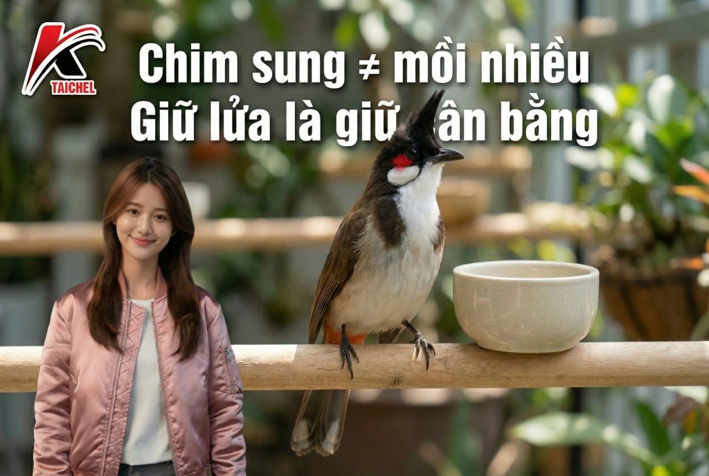Điều Chỉnh Mồi Tươi Cho Chim Sau Thay Lông
