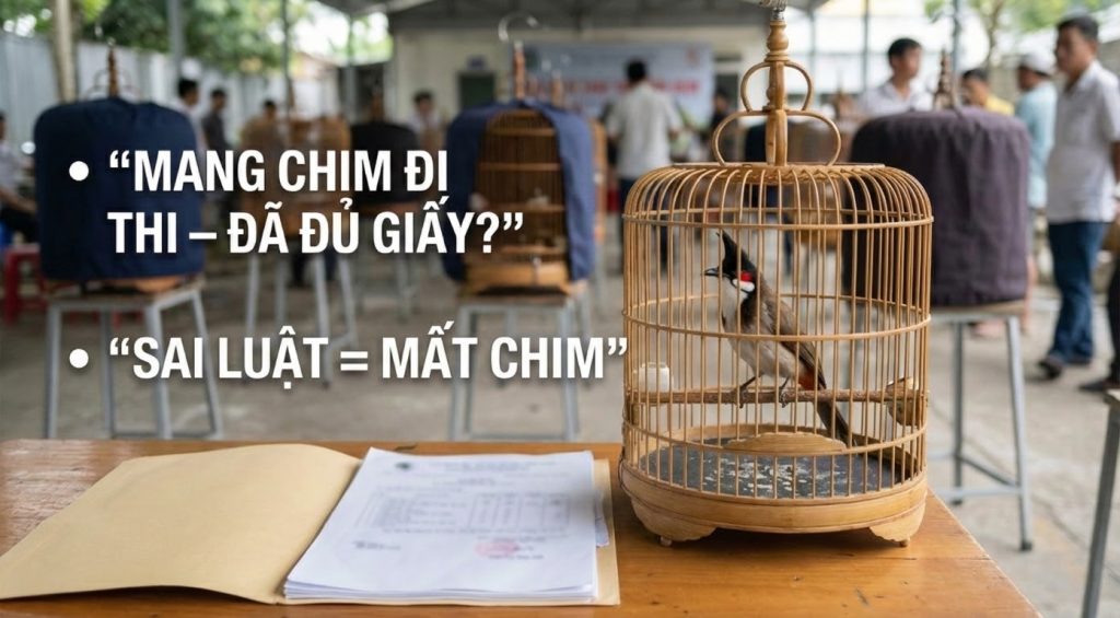 Cẩm Nang Pháp Lý & Kỹ Thuật Mang Chim Đi Thi Đấu An Toàn - Taichel