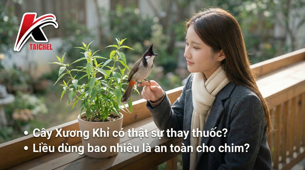Cây Xương Khỉ Cho Chim Cảnh: "Thần Dược" Tự Nhiên & Cách Dùng Chuẩn - Taichel
