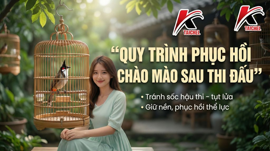 Phục Hồi Chim Sau Thi Đấu: Quy Trình 4 Bước "Xả - Nạp" & Kích Lửa - Taichel
