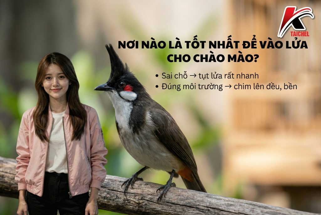 Nơi Vào Lửa Cho Chào Mào Tốt Nhất: 3 Vị Trí "Vàng" Giúp Chim Căng Lửa - Taichel