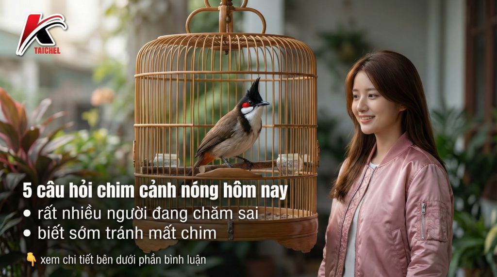 Top 5 Câu Hỏi Chăm Sóc Chim Cảnh Hót Nhất Hôm Nay (01/01/2026) - Taichel