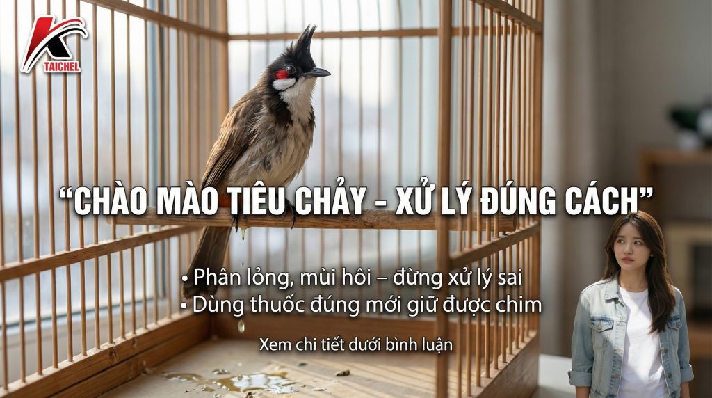 Chim Bị Tiêu Chảy: Phân Biệt Dấu Hiệu & Phác Đồ Điều Trị 3 Cấp Độ - Taichel