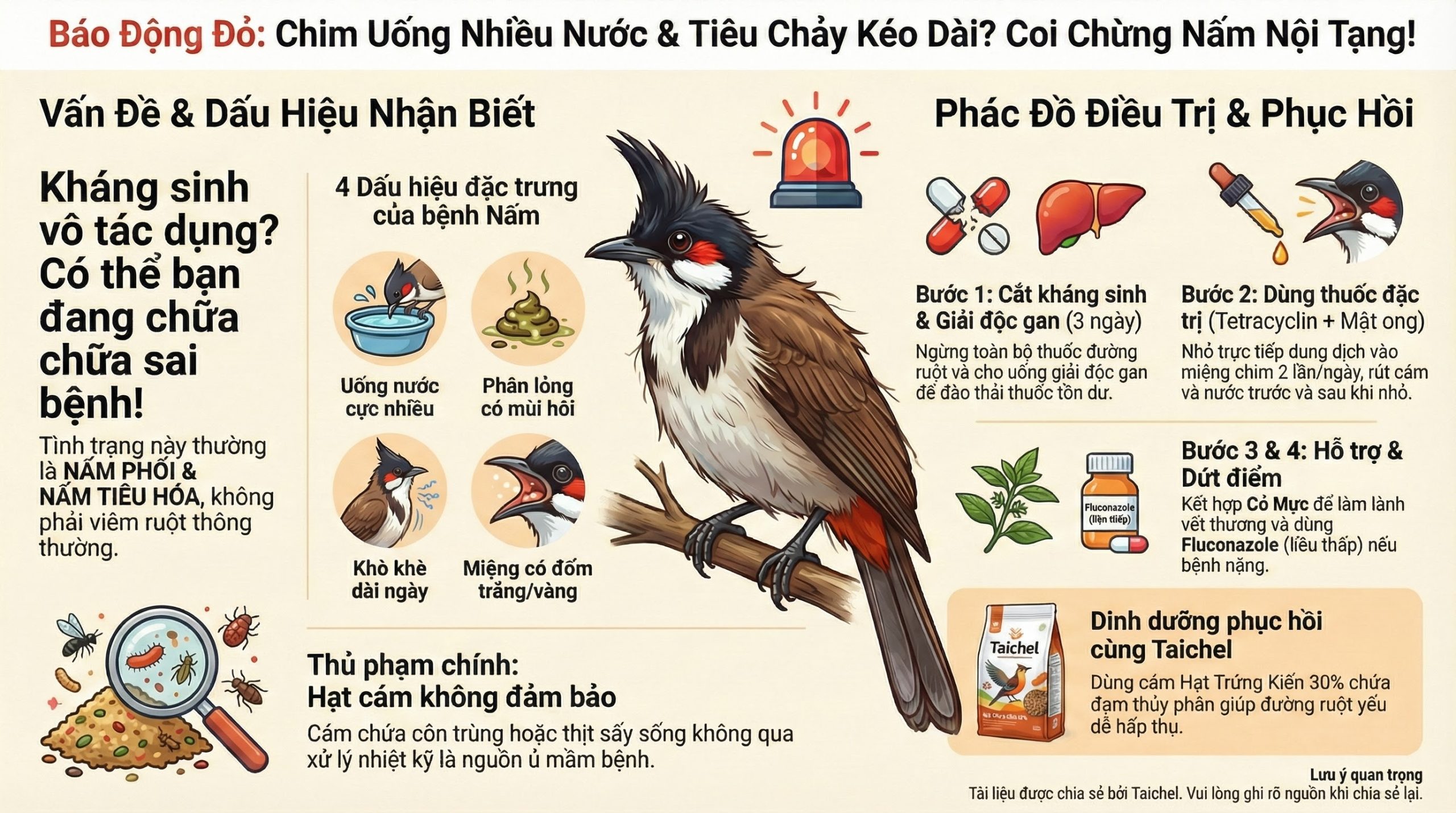 Vòng Tròn Luẩn Quẩn Của Bệnh Nấm.
