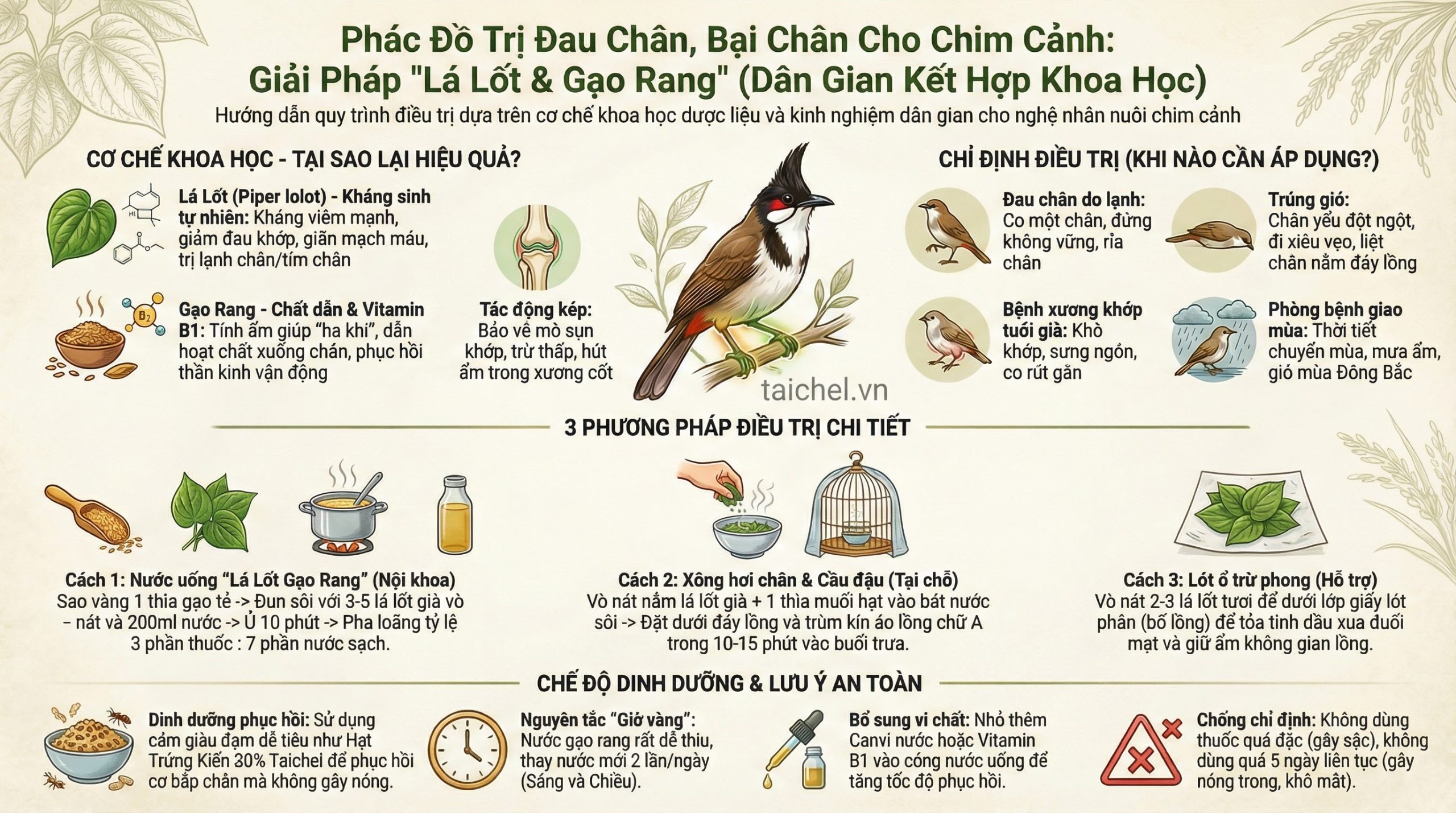 Giải Mã Cơ Chế: Lá Lốt + Gạo Rang = Thuốc Tiên?