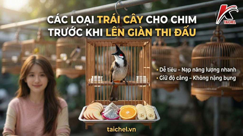 Top 4 Trái Cây Cho Chào Mào Đi Thi & 3 Quy Tắc Ép Lực [2026]