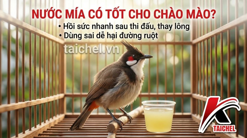 Top 4 Tác Dụng & 3 Bước Pha Nước Mía Cho Chim Cảnh Hồi Sức [2026]