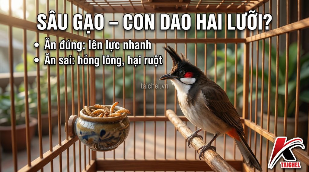 4 Tác Hại & 3 Nguyên Tắc Khi Cho Chim Ăn Sâu Gạo (Sâu Quy) [2026]