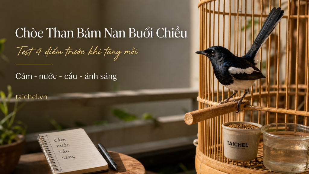 Chòe than bám nan buổi chiều và test 4 điểm TAICHEL