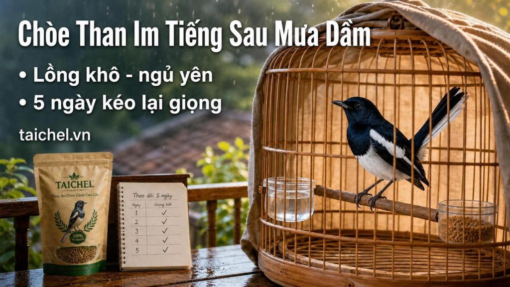 Chòe than im tiếng sau mưa dầm - lịch 5 ngày kéo lại giọng