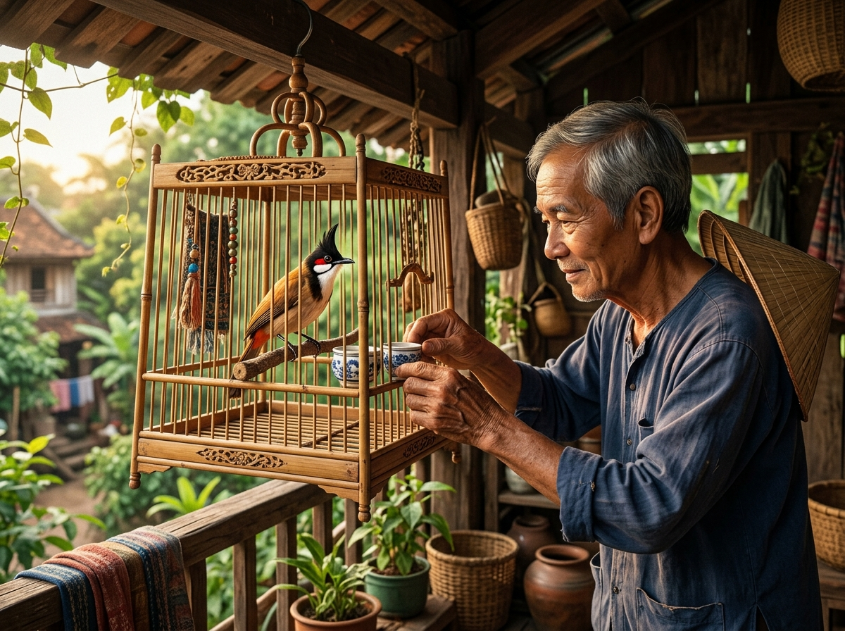 chào mào bỏ ăn kiểm tra cóng cám