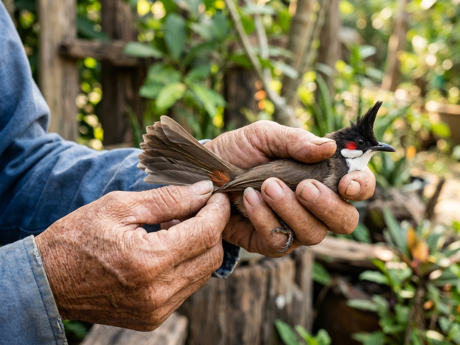 bộ nghiệm hình thái chào mào trống mái