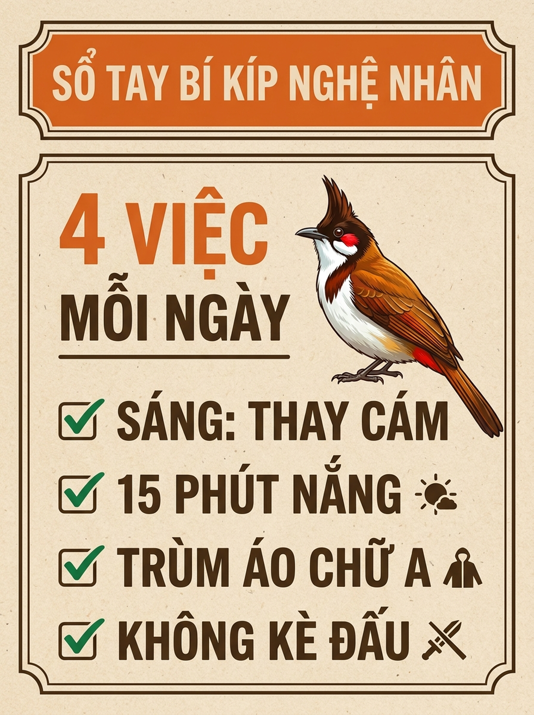 Infographic: Chào Mào Lên Lửa Tự Nhiên Không Ép: Giữ Sung Bền Mà Không Tốn Công Chăm