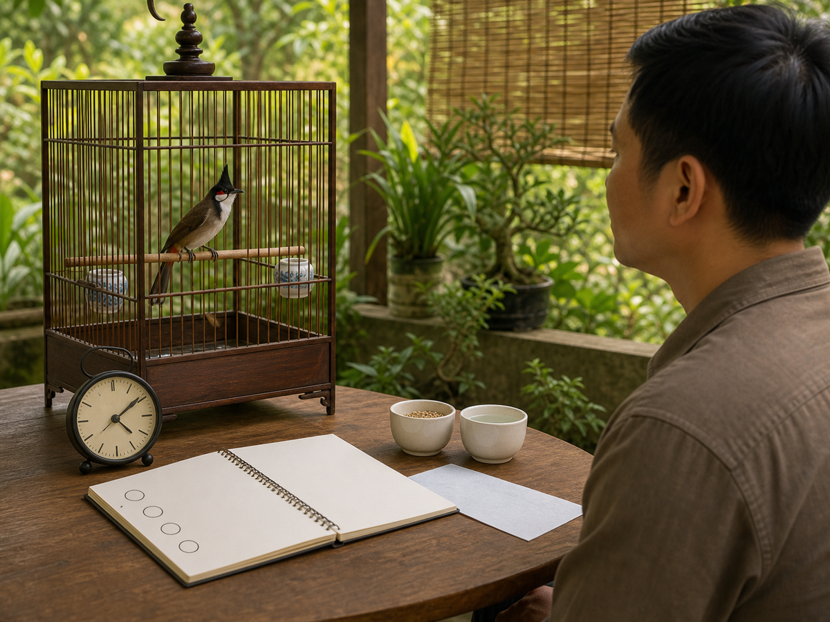 Checklist bốn dấu hiệu quan sát khi nghi chim bị nôn