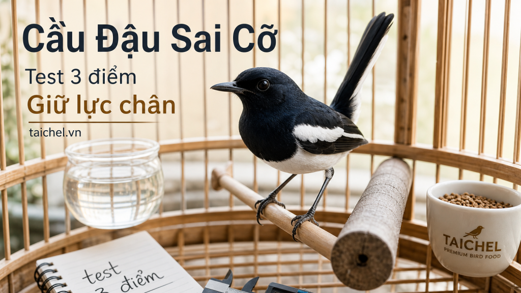 Cầu đậu sai đường kính làm chòe than mất lực chân