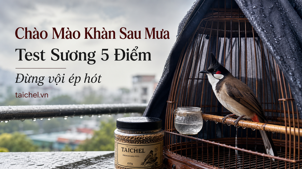Chào mào khàn giọng sau mưa - Test Sương 5 Điểm