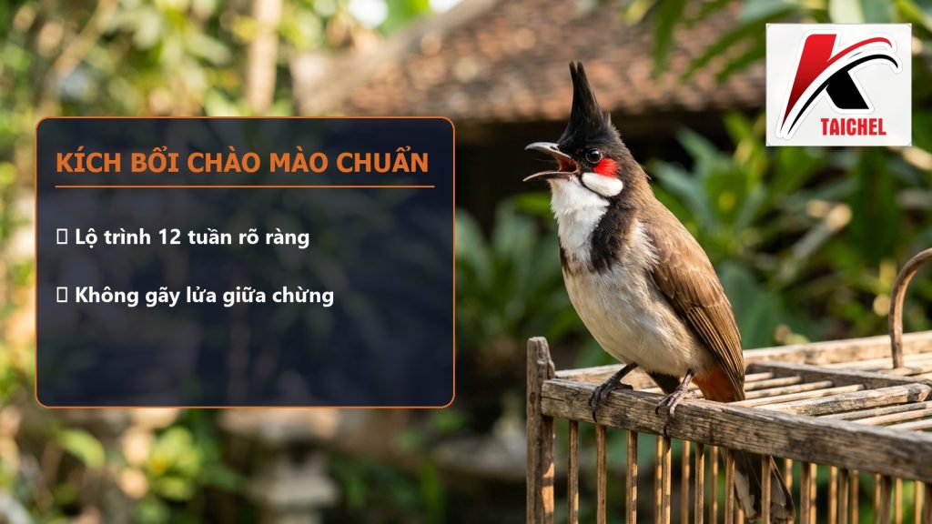 Kích Bổi Chào Mào Chuẩn 3 Bước: Lộ Trình 12 Tuần Lên Lửa