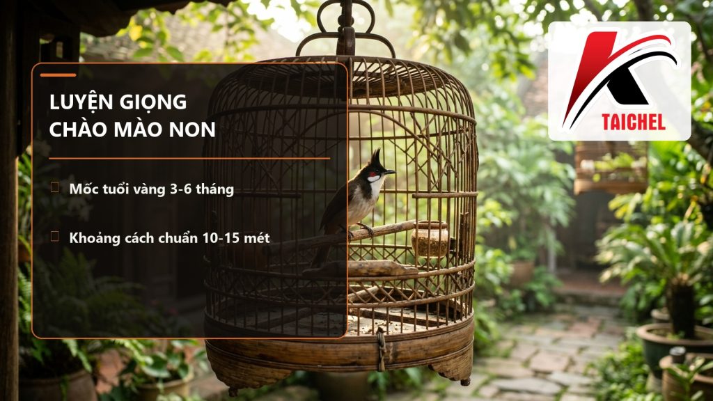 Luyện Giọng Chào Mào Non: Mốc Tuổi, Giờ Vàng Và Khoảng Cách Thầy