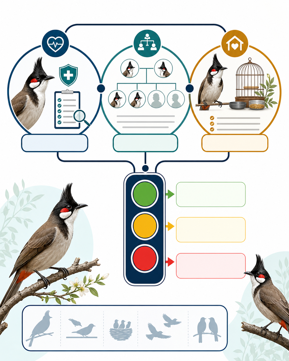 Infographic: Bảng Kiểm Phúc Lợi Và Cận Huyết Trước Khi Ghép Chào Mào Màu