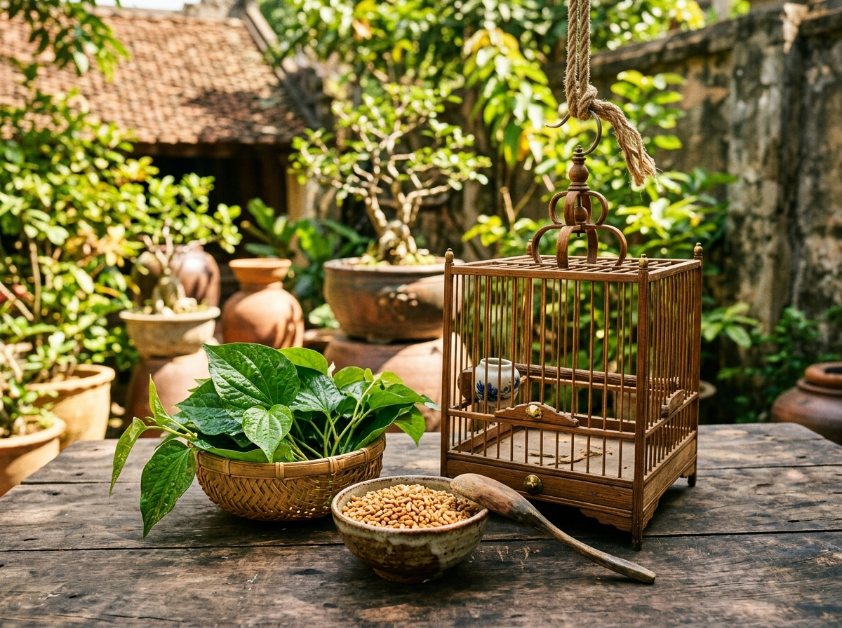 lá lốt và gạo rang chữa bại chân chào mào theo bài thuốc dân gian