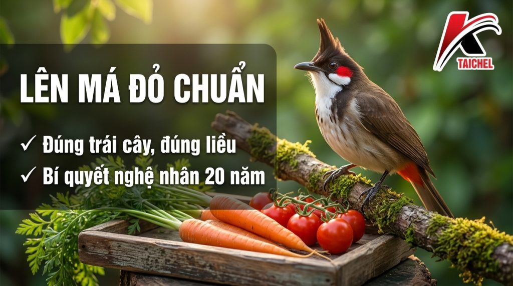Sắc Tố Lông Má Đỏ Chào Mào: Chọn Đúng Trái Cây Lên Màu, Đừng Đợi 14 Tháng