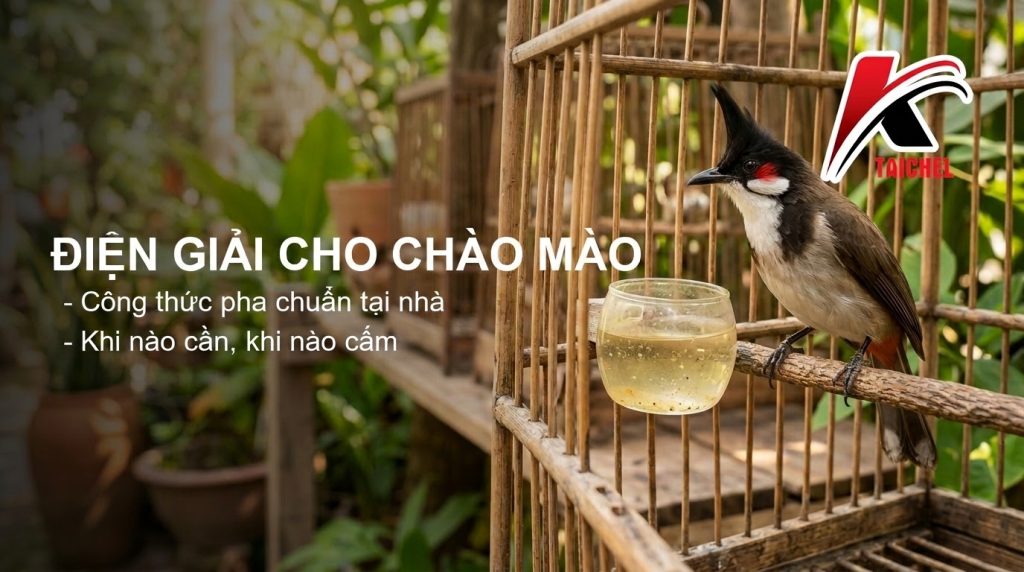 Điện Giải Cho Chào Mào: Công Thức Pha Chuẩn Và Khi Nào Cần Dùng