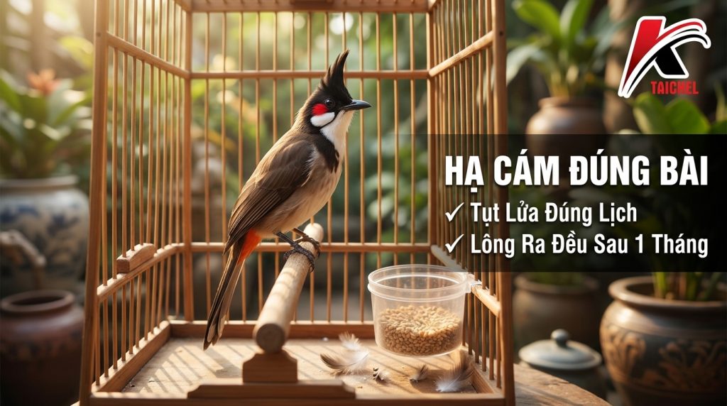 Hạ Cám Hạ Năng Lượng Cho Chào Mào Dễ Rớt Lông: Lịch Tụt Lửa Đúng Bài Không Hại Chim