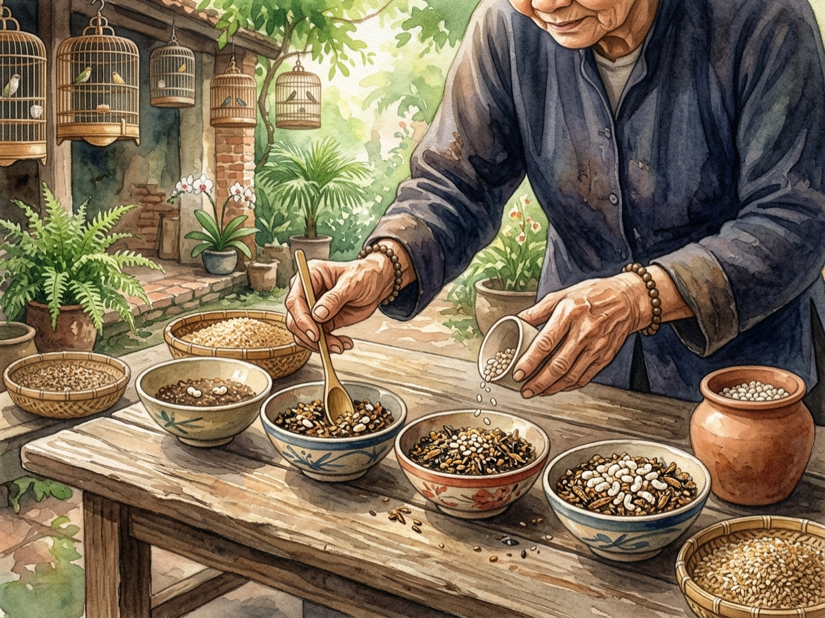 lộ trình chuyển đổi cám chào mào theo ngày