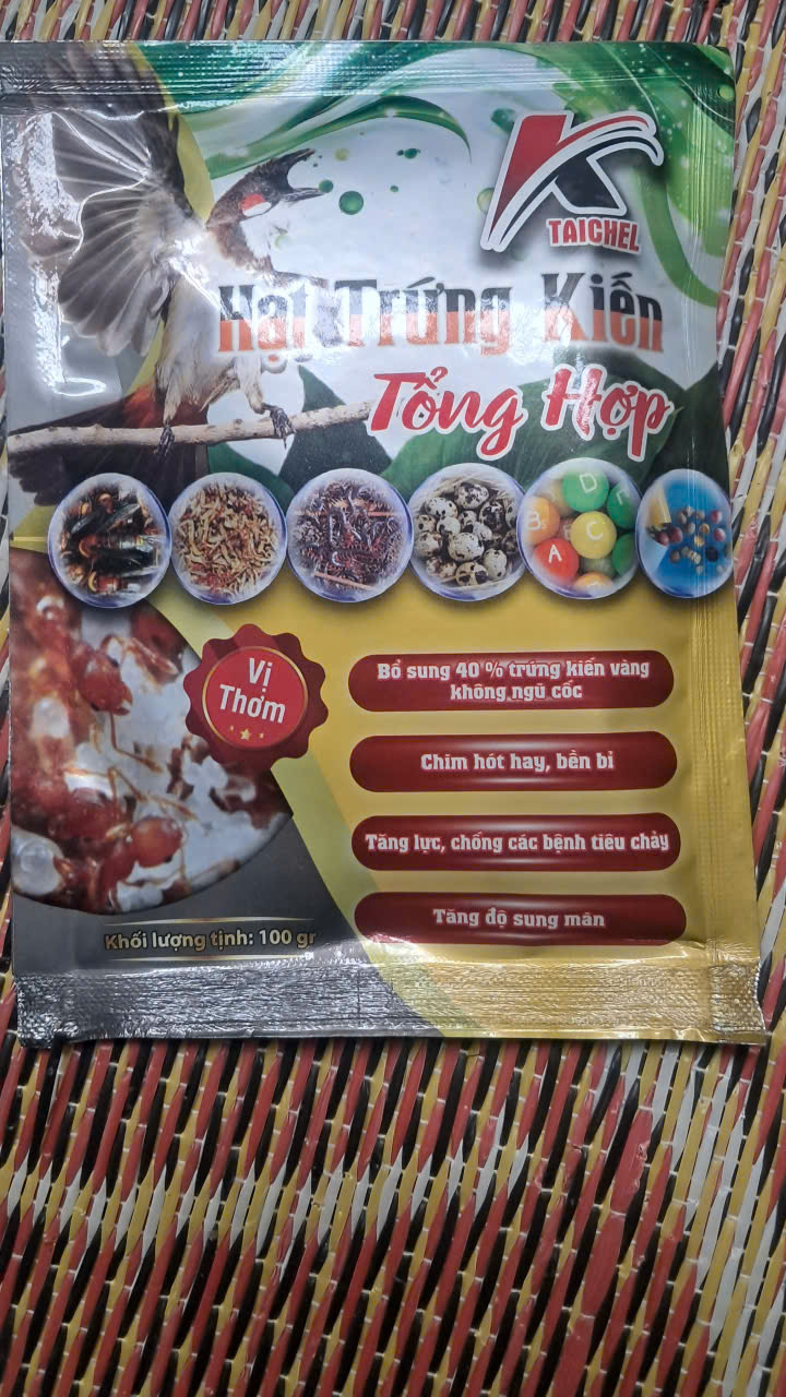 Hạt Trứng Kiến Tổng Hợp TAICHEL 40% không ngũ cốc gói 100g