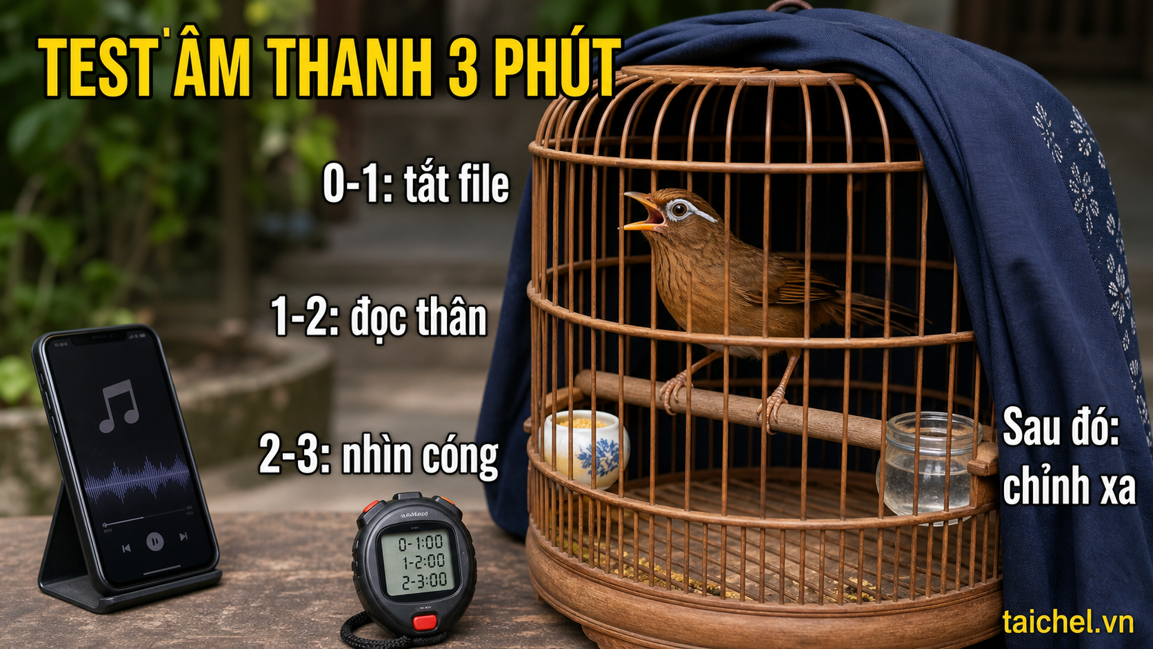 Infographic Test Quá Tải Âm Thanh 3 Phút cho họa mi