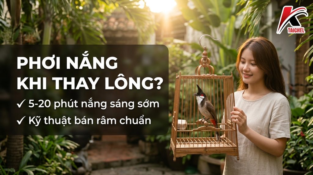 Chào Mào Thay Lông Có Phơi Nắng Được Không? Hướng Dẫn Kỹ Thuật Chuẩn