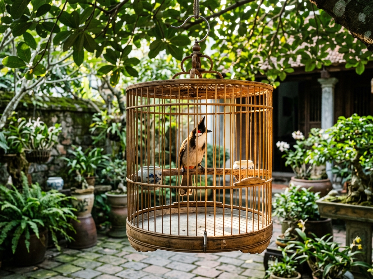 Kỹ thuật bán râm giải đáp thắc mắc chào mào thay lông có phơi nắng được không