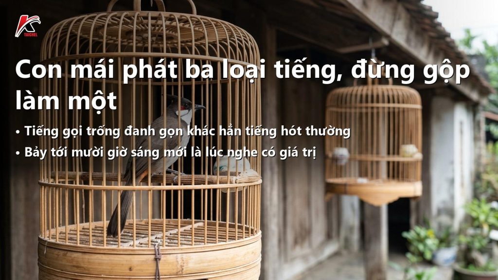 Chào Mào Mái Hót: 3 Tiếng Kêu Cần Phân Biệt Rõ Để Không Đoán Sai Giới Tính