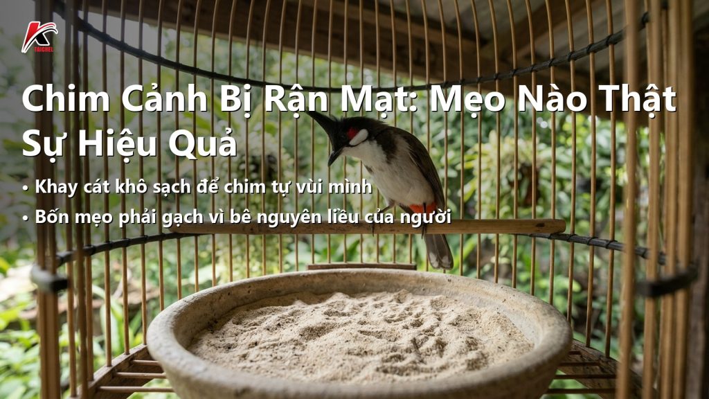 Chim Cảnh Bị Rận Mạt: Mẹo Dân Gian Nào Thật Sự Hiệu Quả