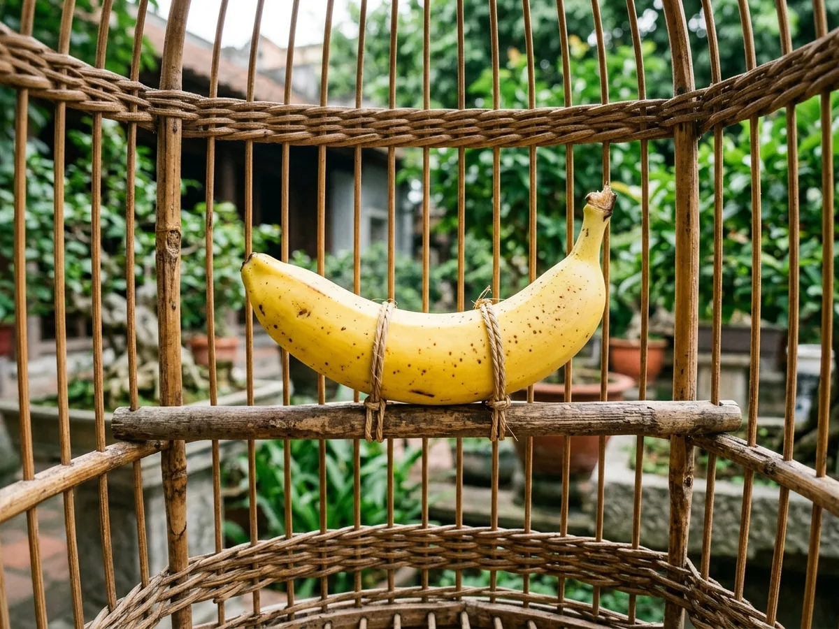 Kinh nghiệm chọn chuối cho chim cảnh theo độ mỏng vỏ