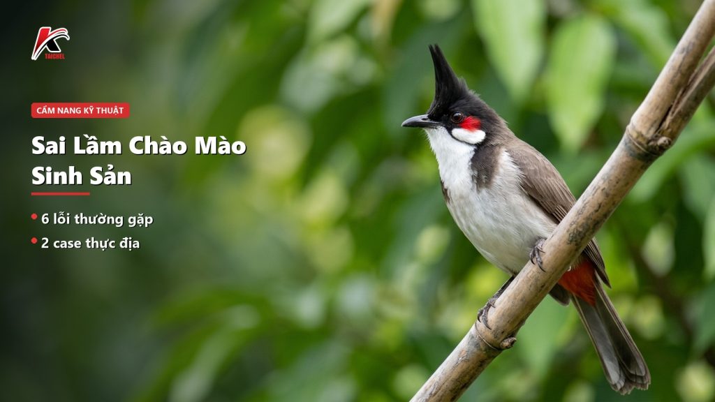 Ảnh minh hoạ Sai Lầm Chào Mào Sinh Sản: 6 Lỗi Phổ Biến Khiến Hỏng Lứa